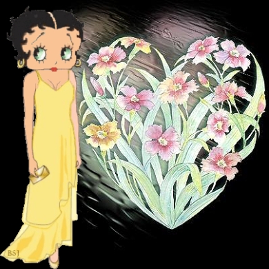 Mon coeur  en fleur    boop