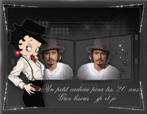 Bonne fin de semaine les cops .Bon caf� a la boop servi a la jonny deep grace a JP WOW il connait bien mes gouts .Et pas touche les cops c.est a moi booooooo.